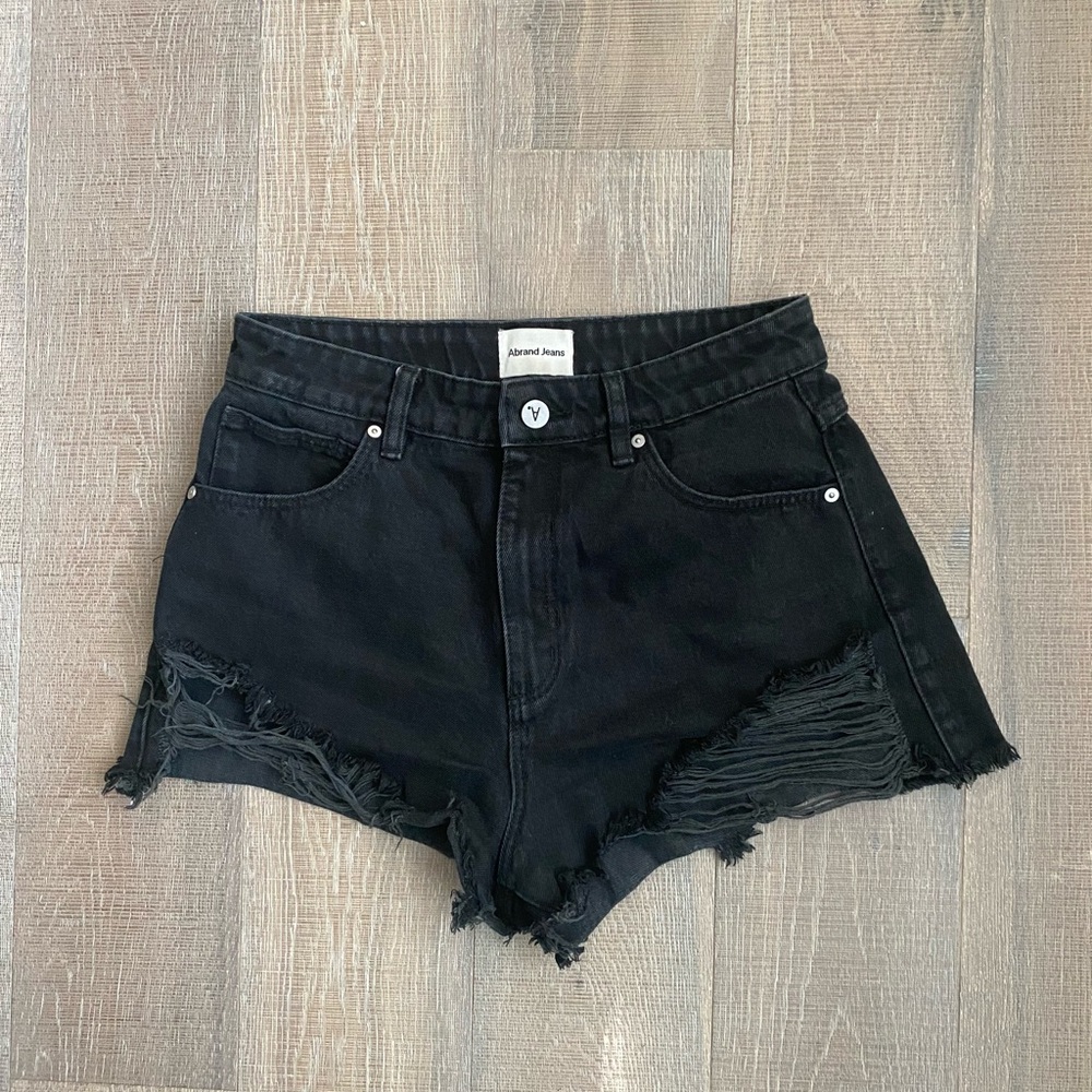 Urban Outfitters Abrand High Waisted Denim Shorts.